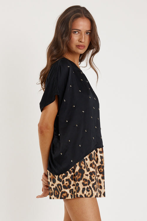 Rubyyaya Bienvenue T-Shirt Black