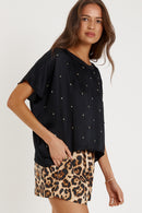 Rubyyaya Bienvenue T-Shirt Black