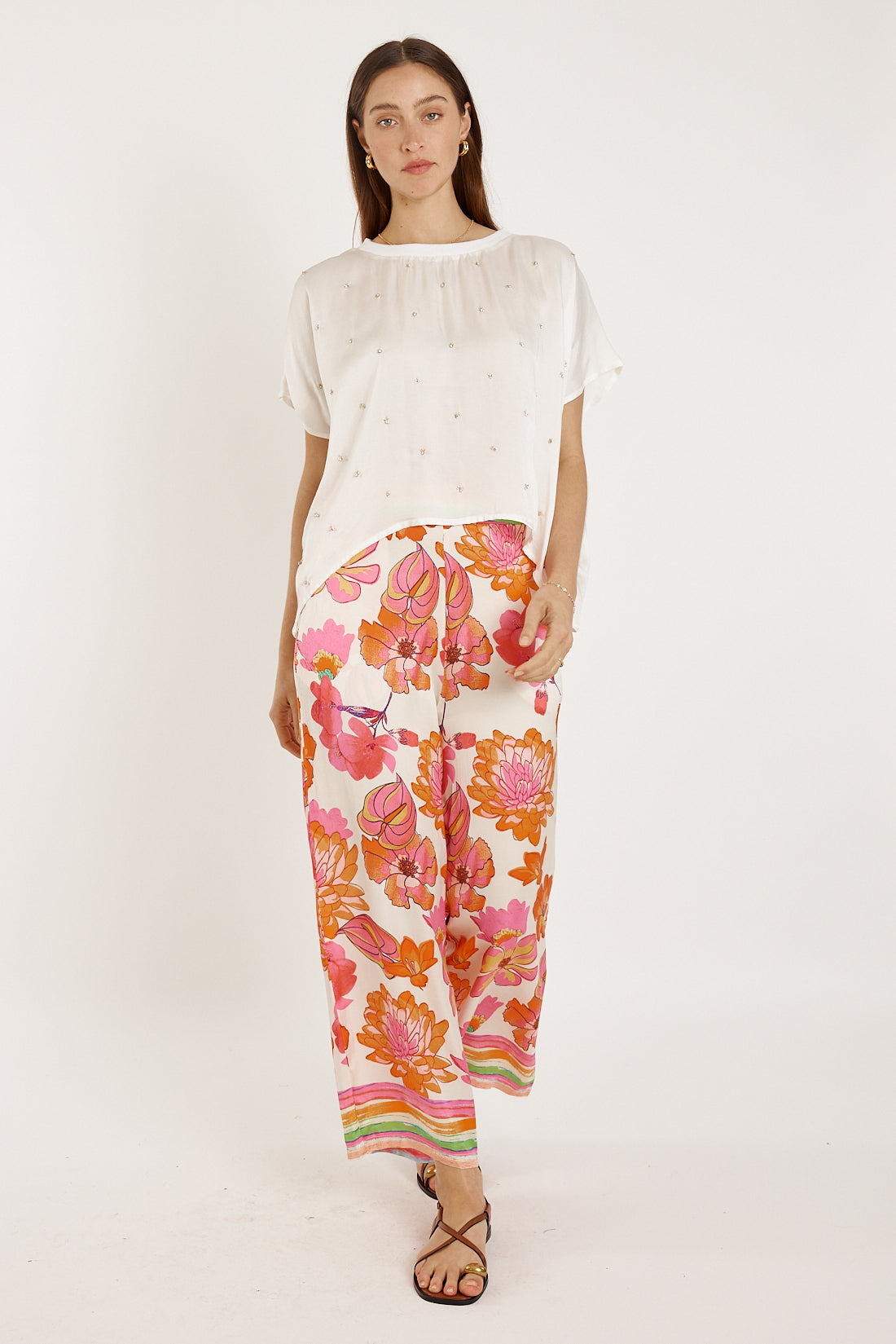 Rubyyaya Bienvenue T-Shirt Cream