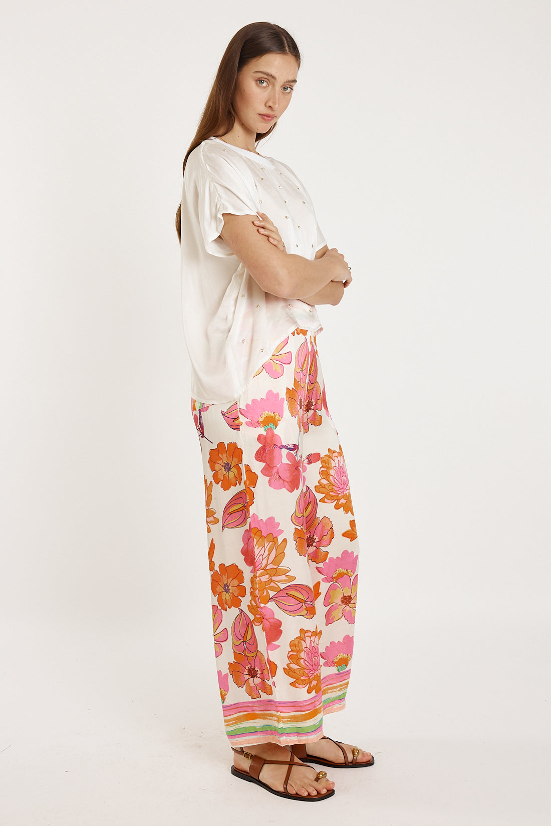 Rubyyaya Bienvenue T-Shirt Cream