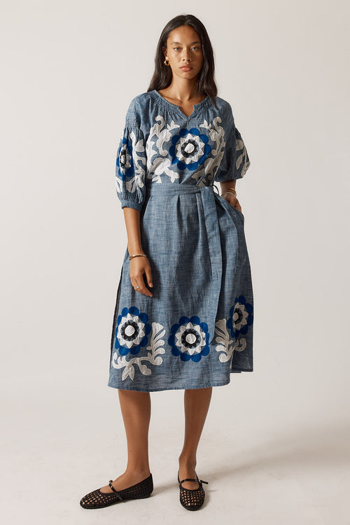 Rubyyaya Bimba Dress Denim