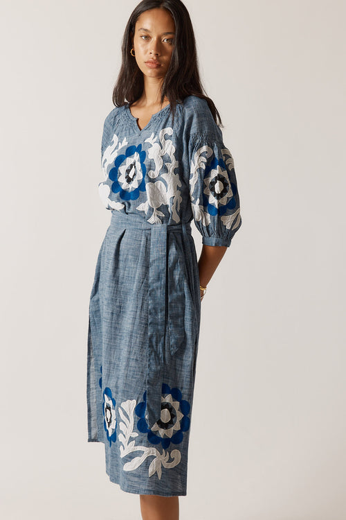 Rubyyaya Bimba Dress Denim