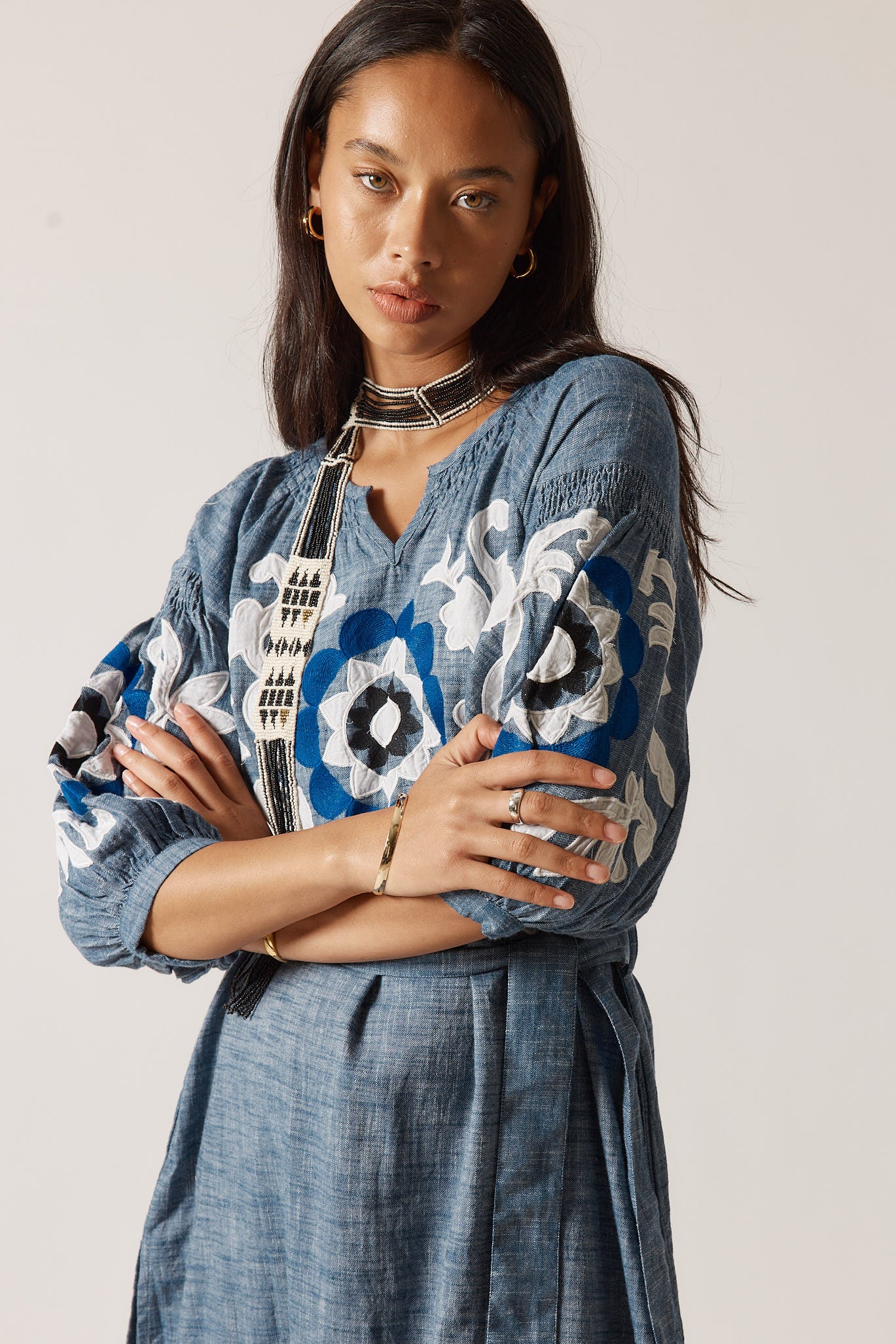 Rubyyaya Bimba Dress Denim
