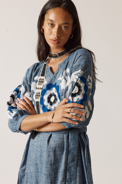 Rubyyaya Bimba Dress Denim