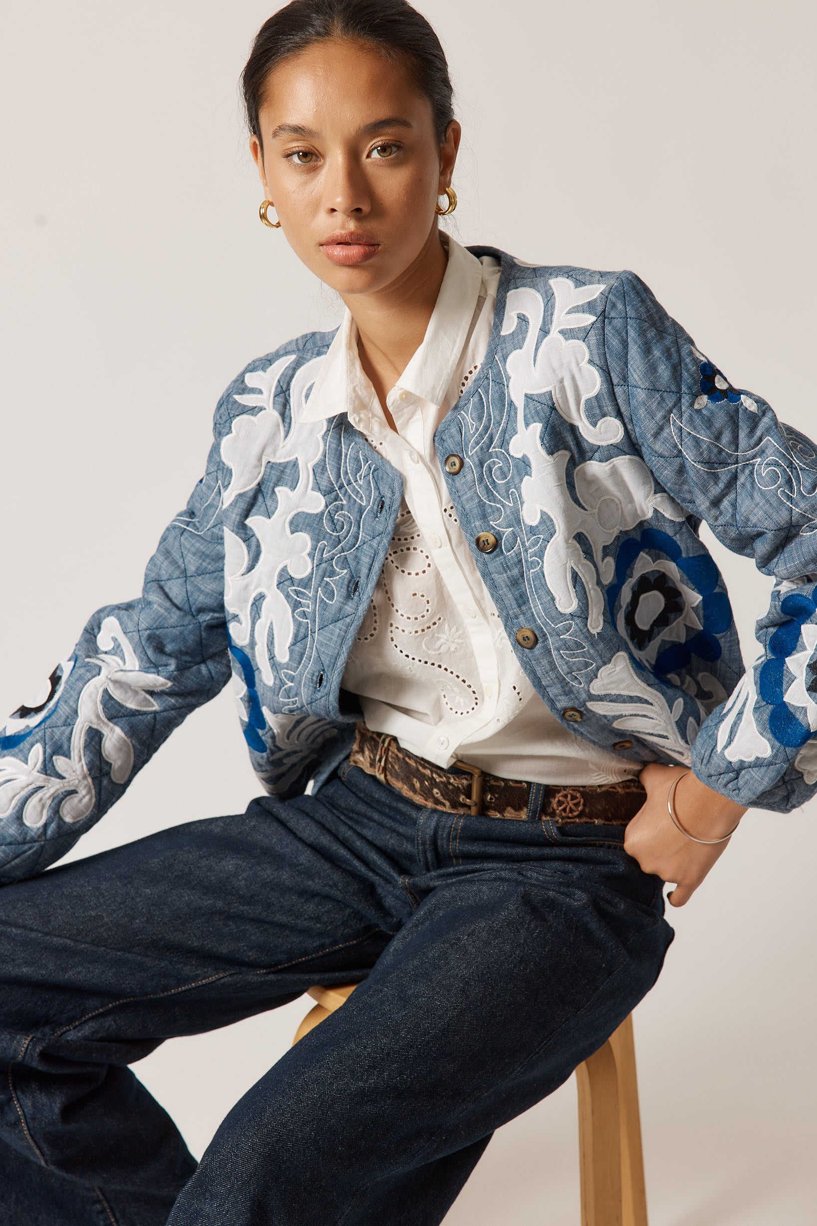 Rubyyaya Bimba Jacket Denim