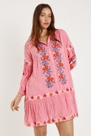 Rubyyaya Brittany Dress Coral