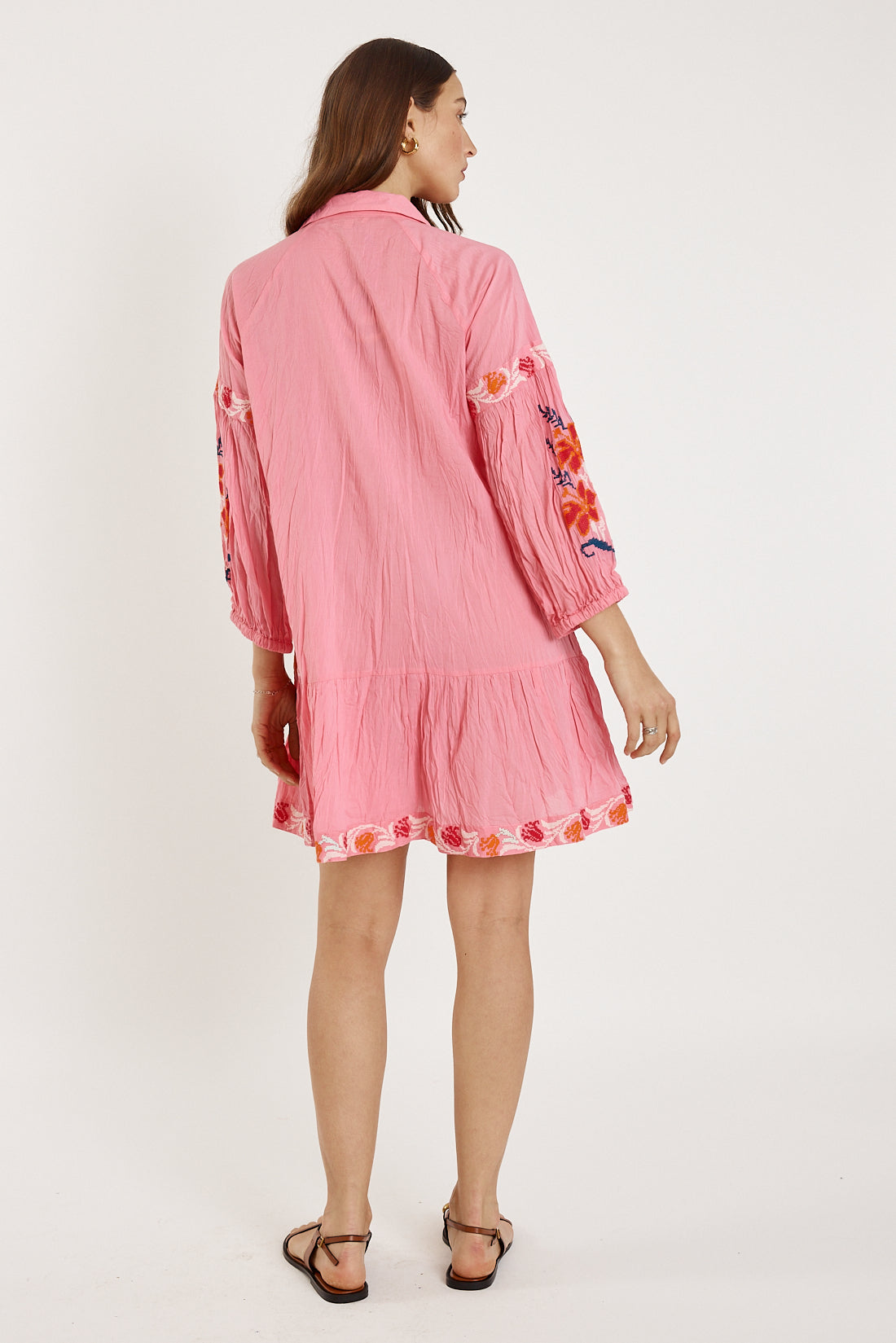Rubyyaya Brittany Dress Coral