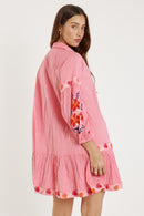 Rubyyaya Brittany Dress Coral
