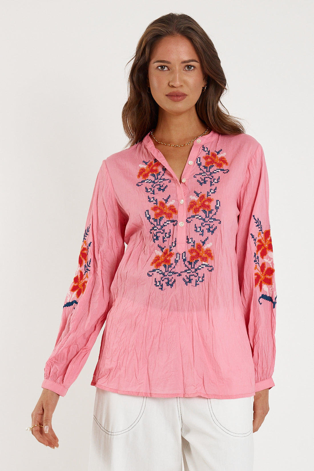 Rubyyaya Brittany Top Coral