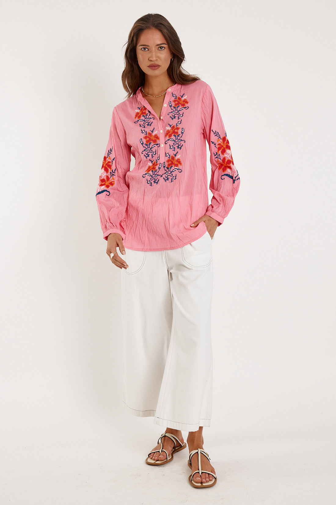 Rubyyaya Brittany Top Coral