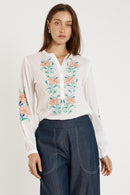Rubyyaya Brittany Top White