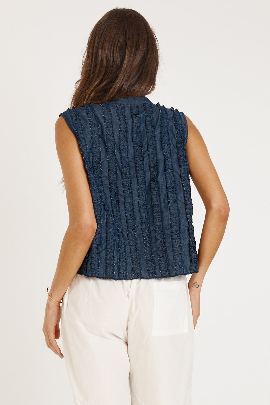 Rubyyaya Camargue Top Denim
