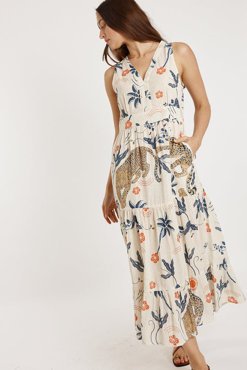 Rubyyaya Celine Maxi Print