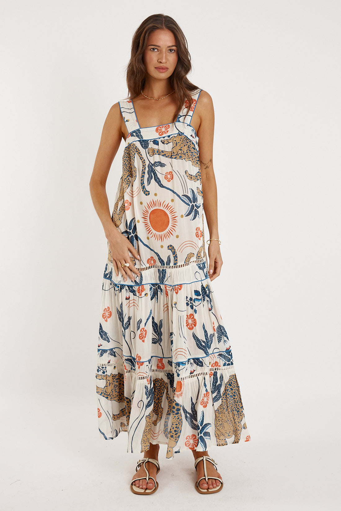 Rubyyaya Celine Sundress Print