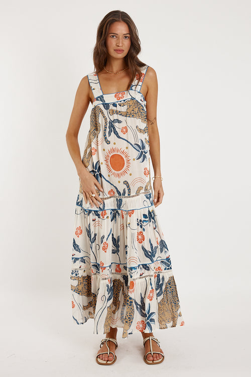 Rubyyaya Celine Sundress Print