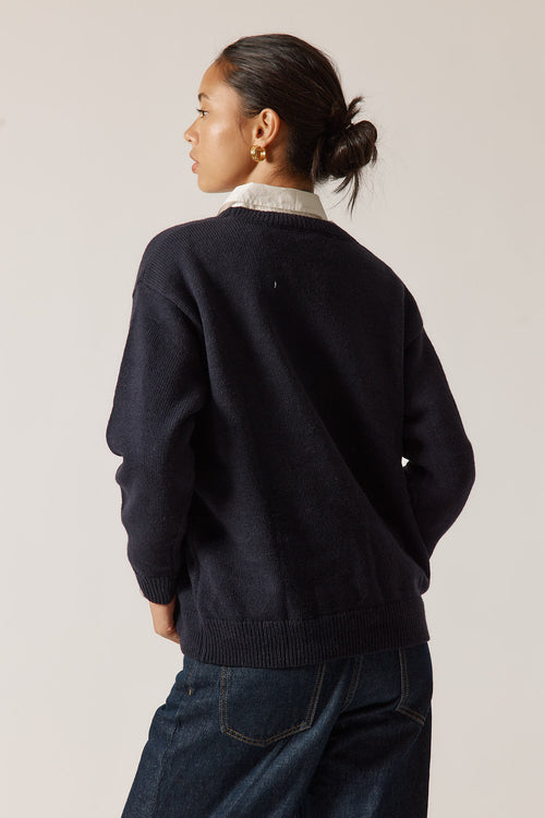 Rubyyaya Chamonix Sweater Navy