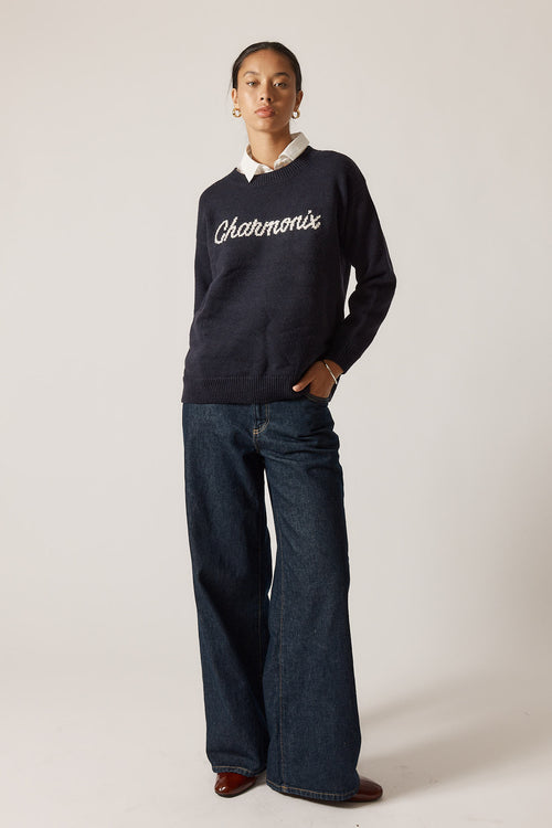 Rubyyaya Chamonix Sweater Navy