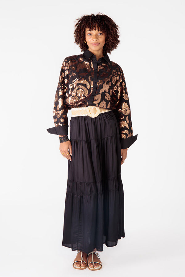 Rubyyaya Como Skirt Black