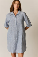 Rubyyaya Cornelli Dress Blue Stripe