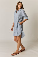 Rubyyaya Cornelli Dress Blue Stripe