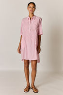 Rubyyaya Cornelli Dress Pink Stripe