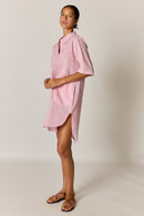 Rubyyaya Cornelli Dress Pink Stripe