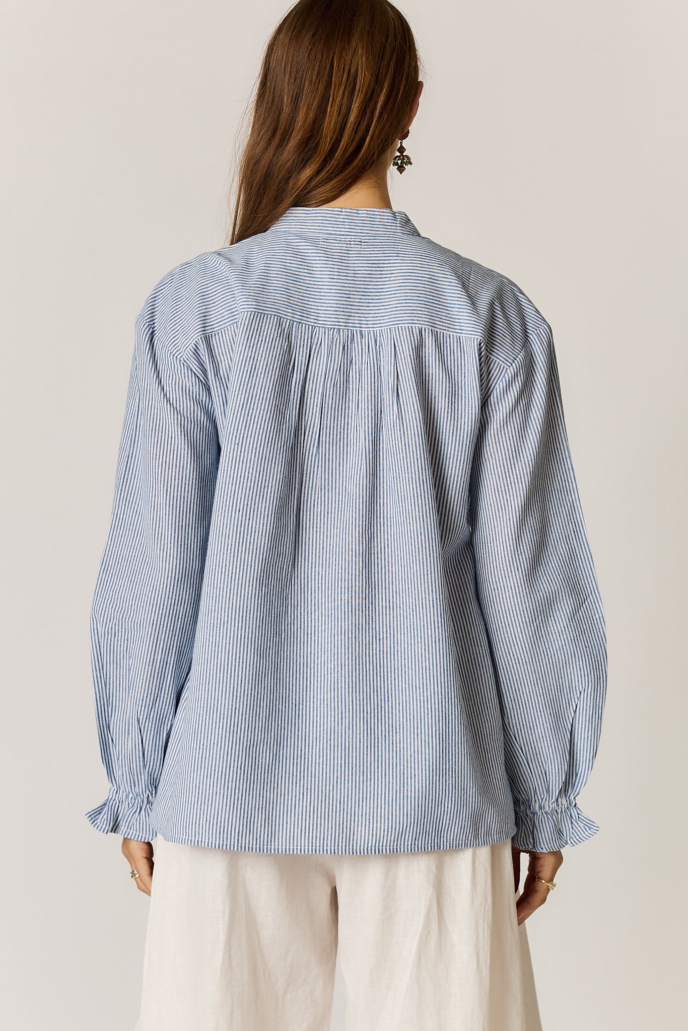 Rubyyaya Cornelli Shirt Stripe Blue