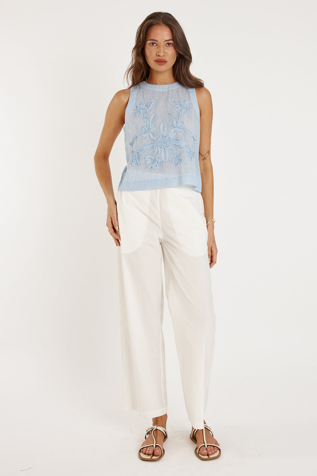 Rubyyaya Cornelli Tank Stripe