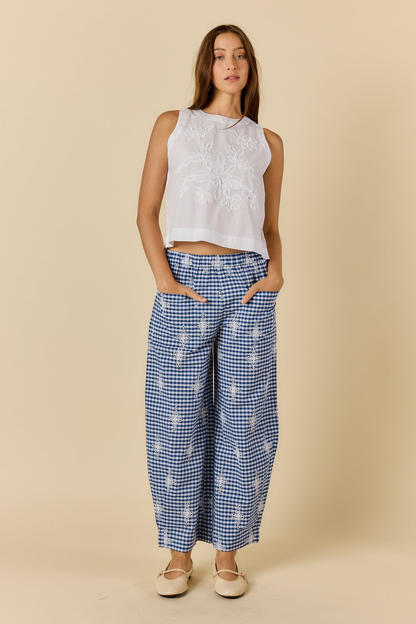 Rubyyaya Cornelli Top White
