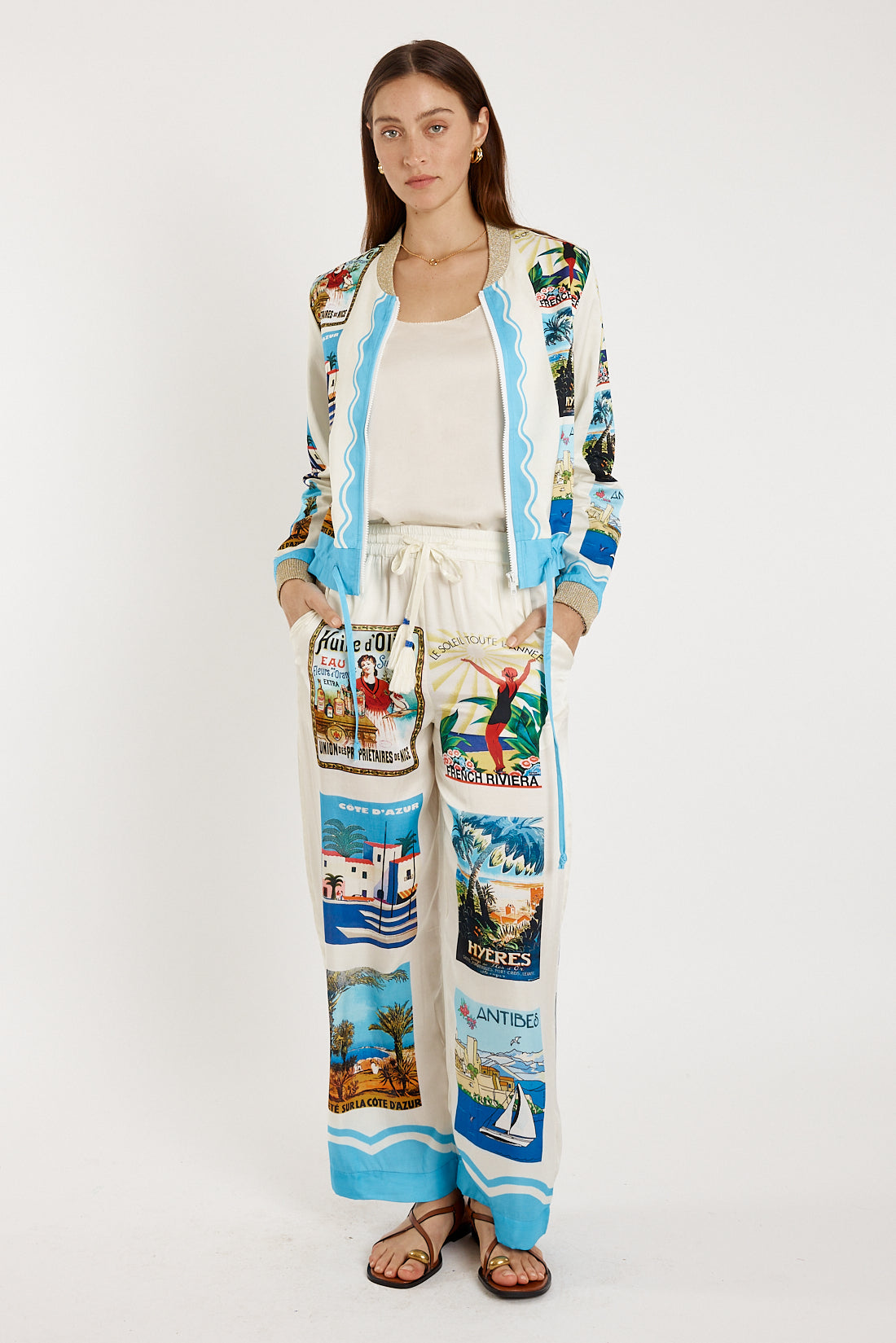 Rubyyaya Corsica Pant Print