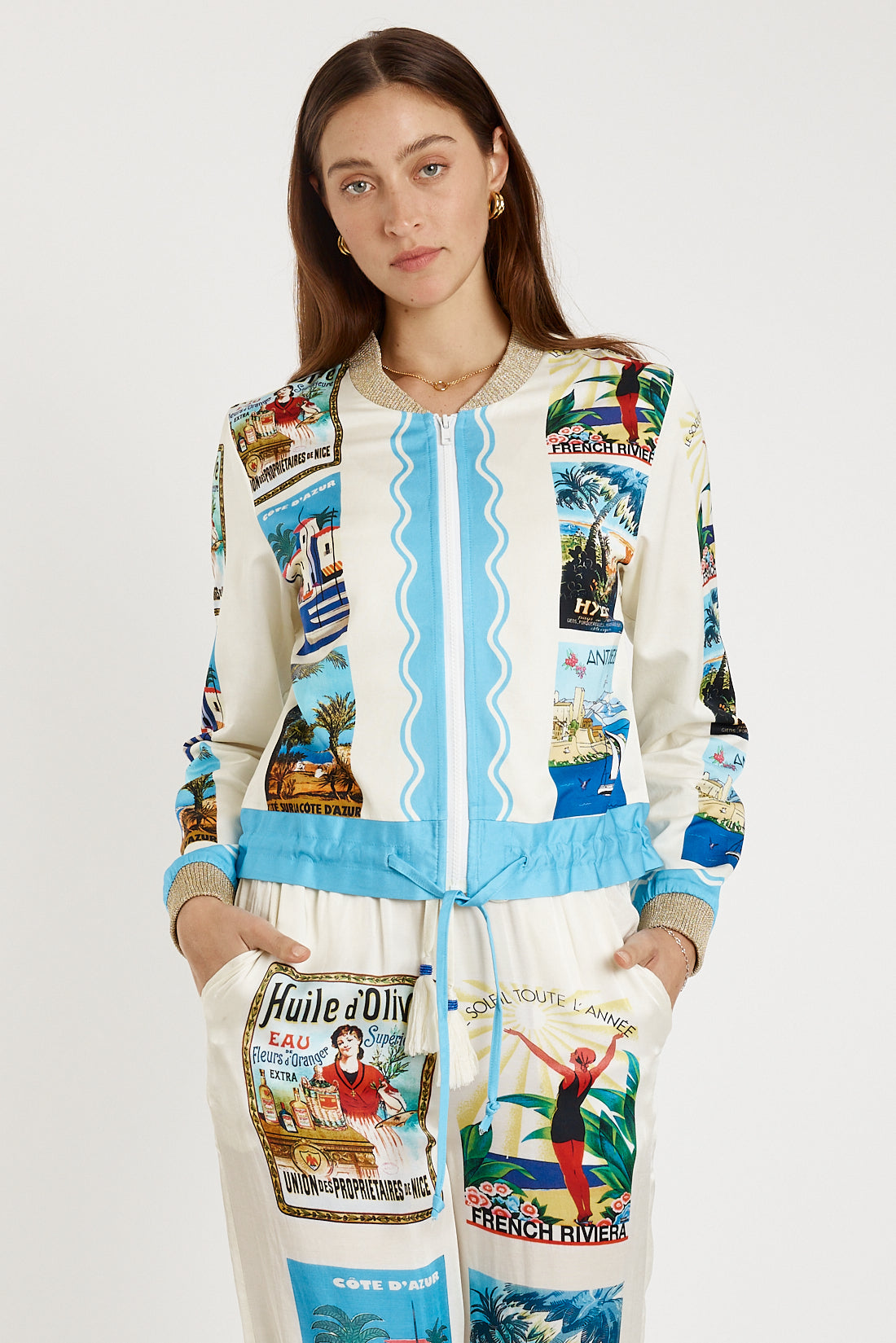 Rubyyaya Corsica Bomber Print
