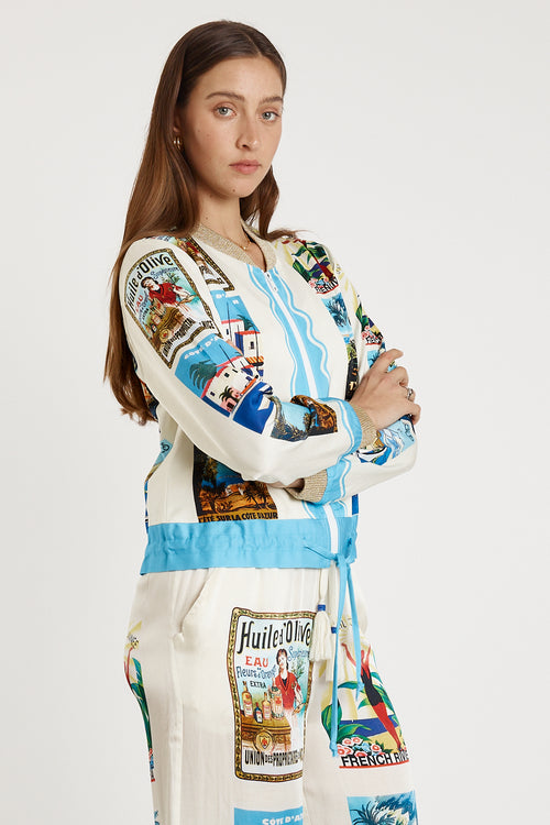Rubyyaya Corsica Bomber Print
