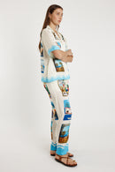 Rubyyaya Corsica Pant Print