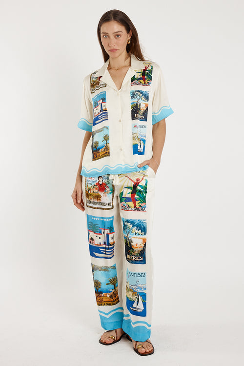 Rubyyaya Corsica Top Print