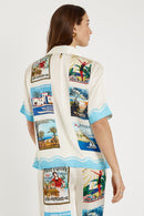 Rubyyaya Corsica Top Print