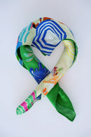 Rubyyaya Cote D'Azur Scarf Print