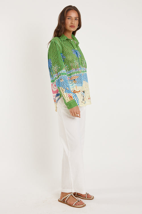 Rubyyaya Cote D'Azur Shirt Print