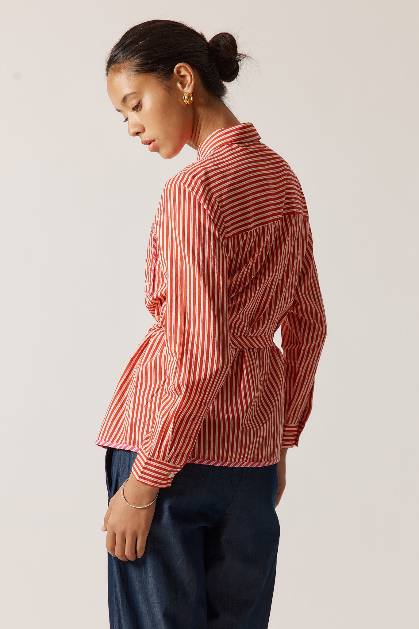 Rubyyaya Countryside Rose Top Red