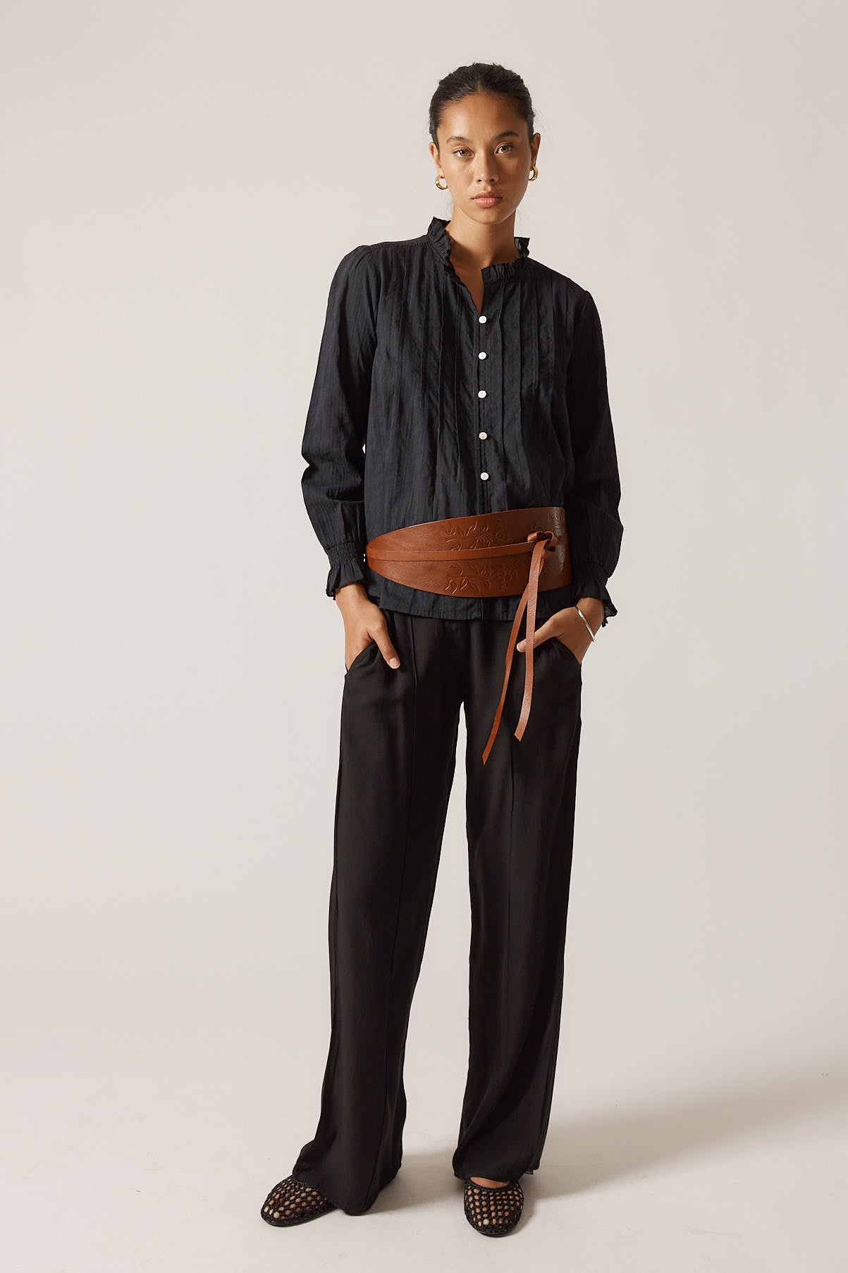 Rubyyaya Daybreak Shirt Black