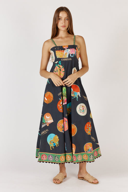 Rubyyaya Down Under Sundress Black