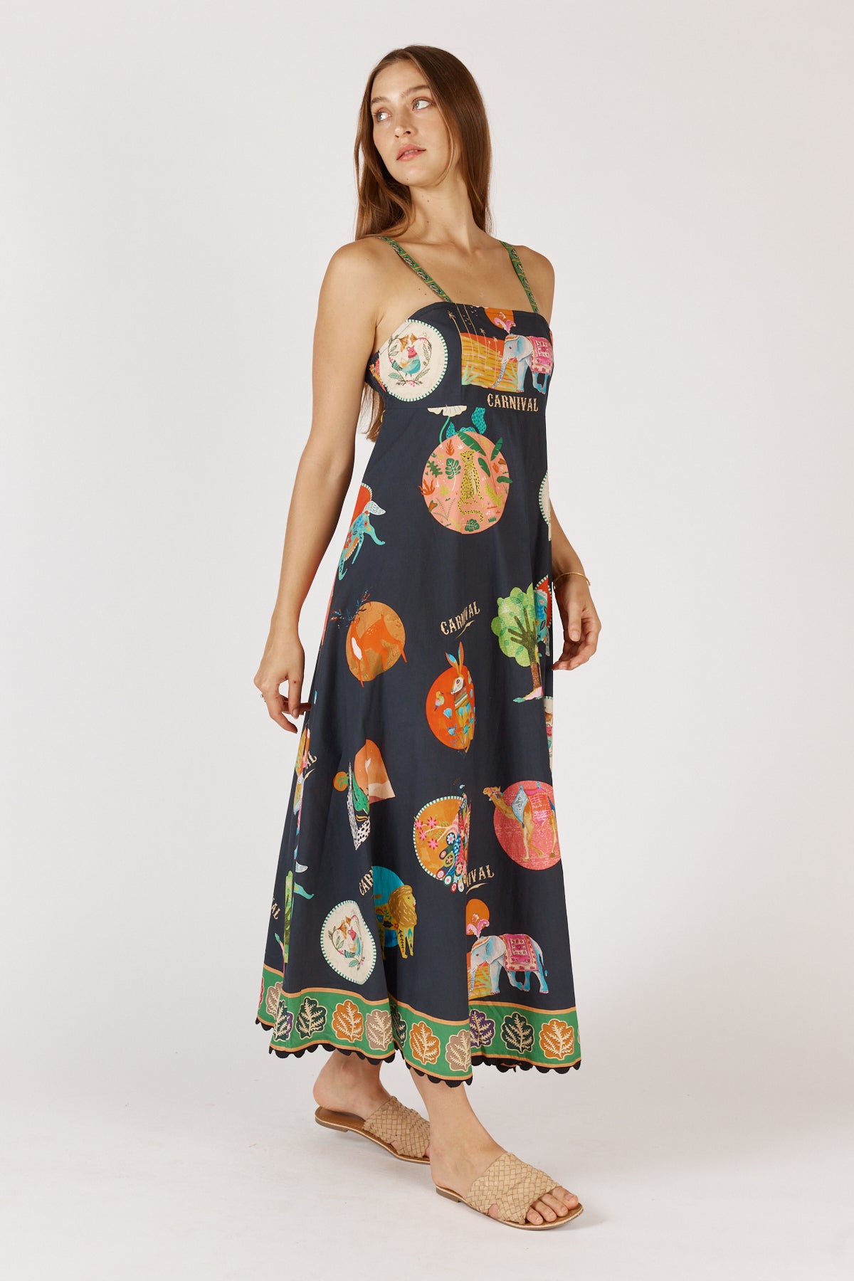 Rubyyaya Down Under Sundress Black