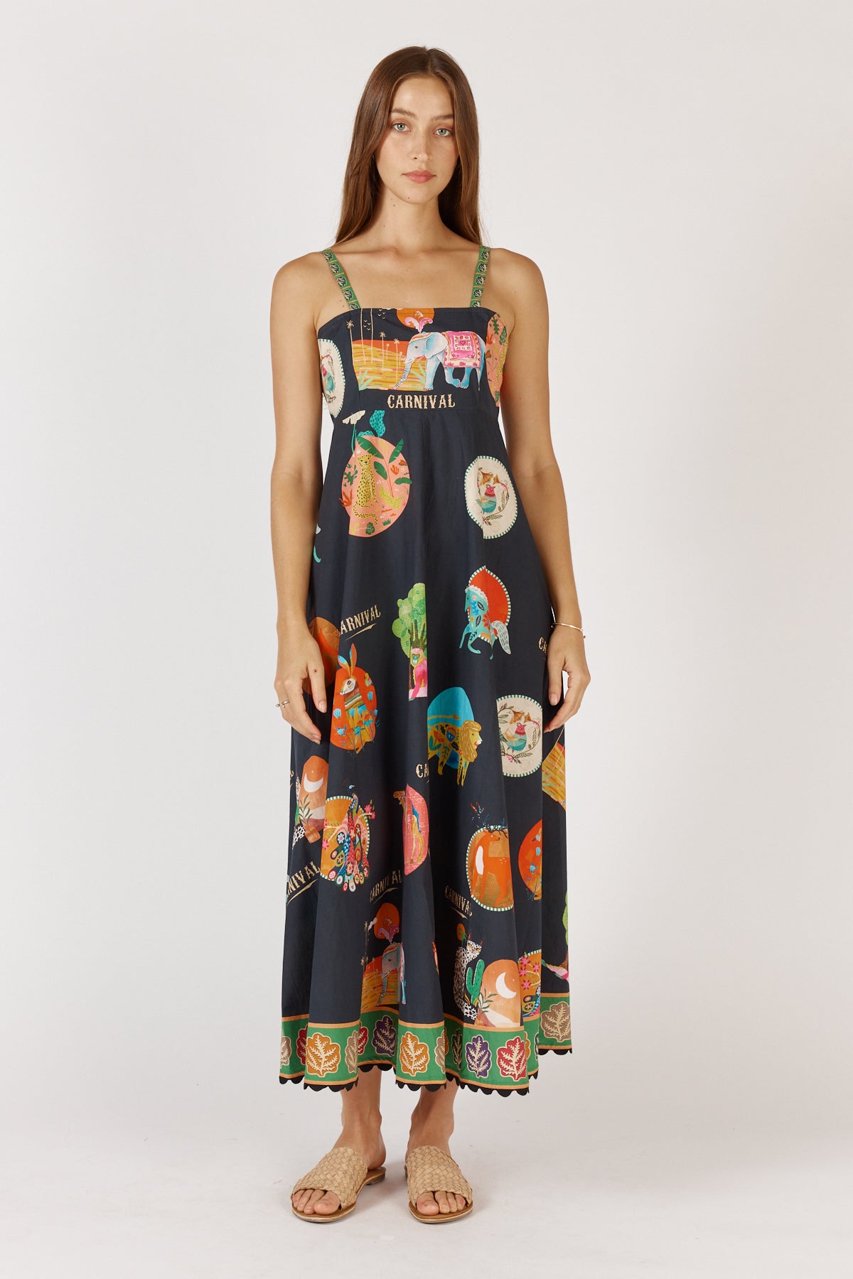 Rubyyaya Down Under Sundress Black