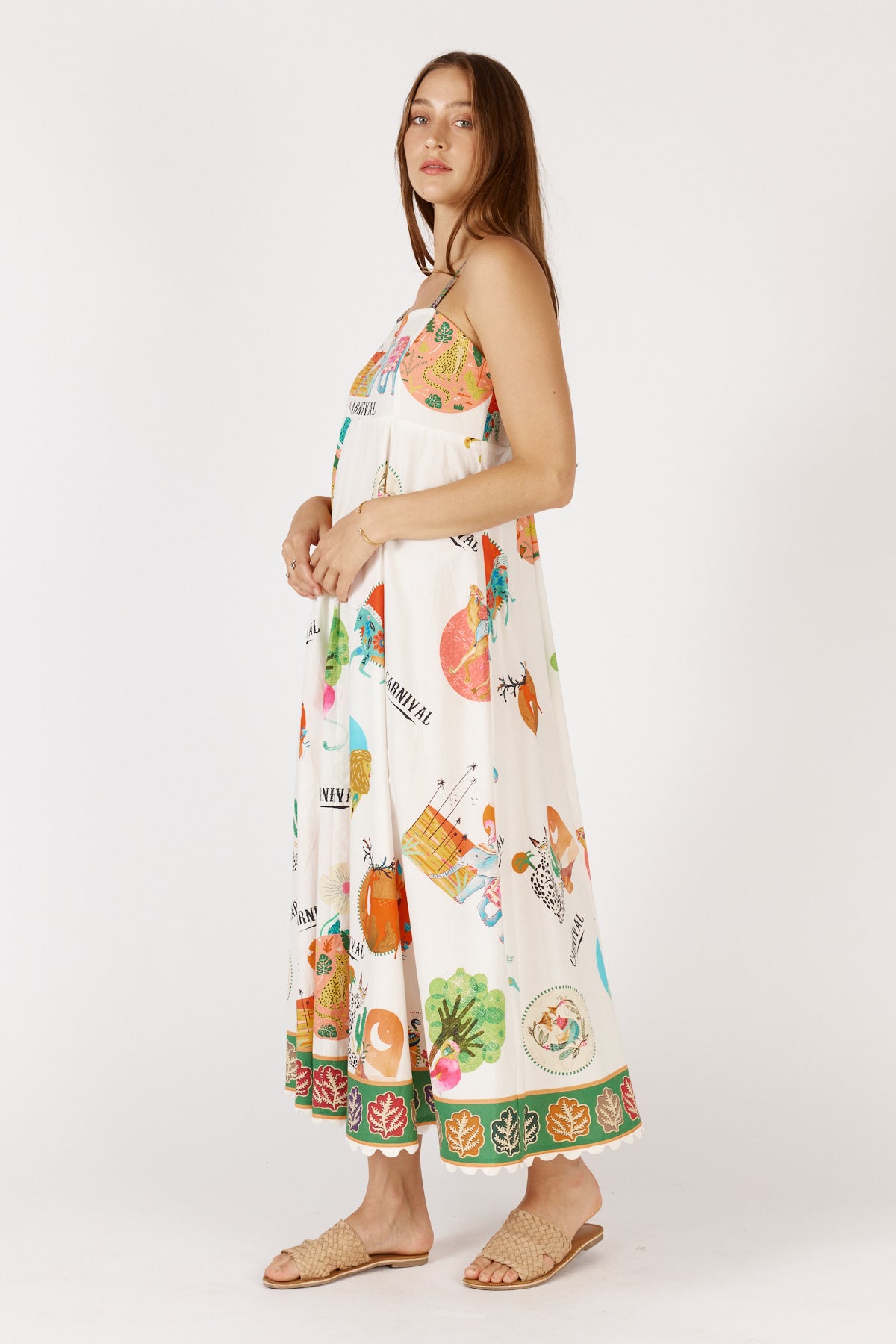 Rubyyaya Down Under Sundress White