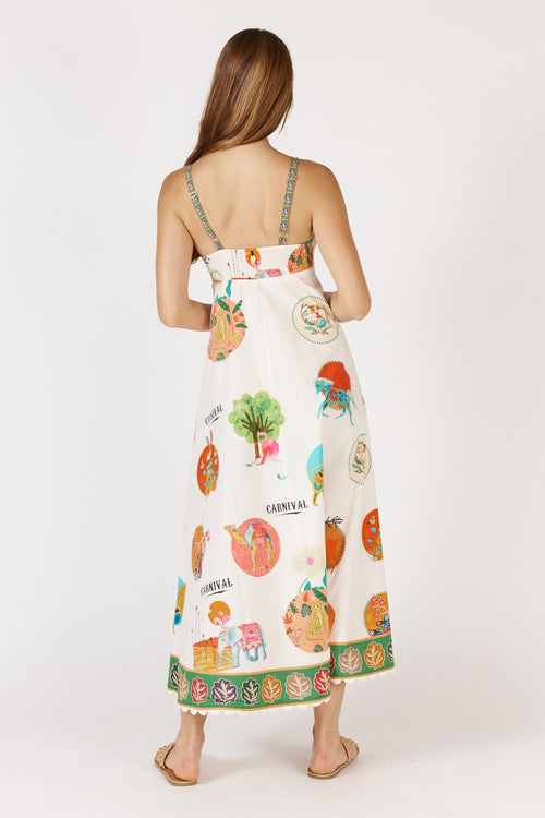 Rubyyaya Down Under Sundress White