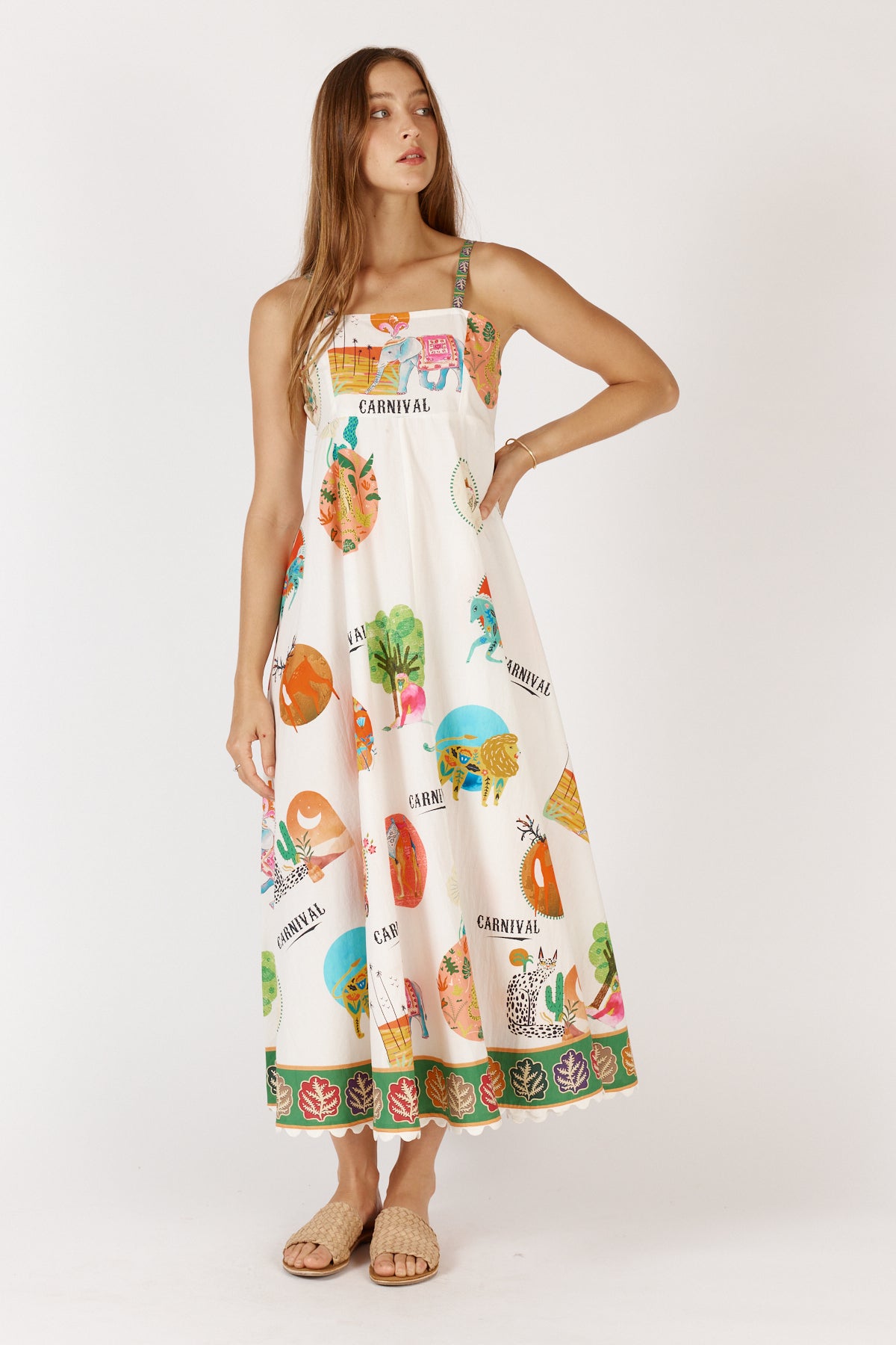 Rubyyaya Down Under Sundress White