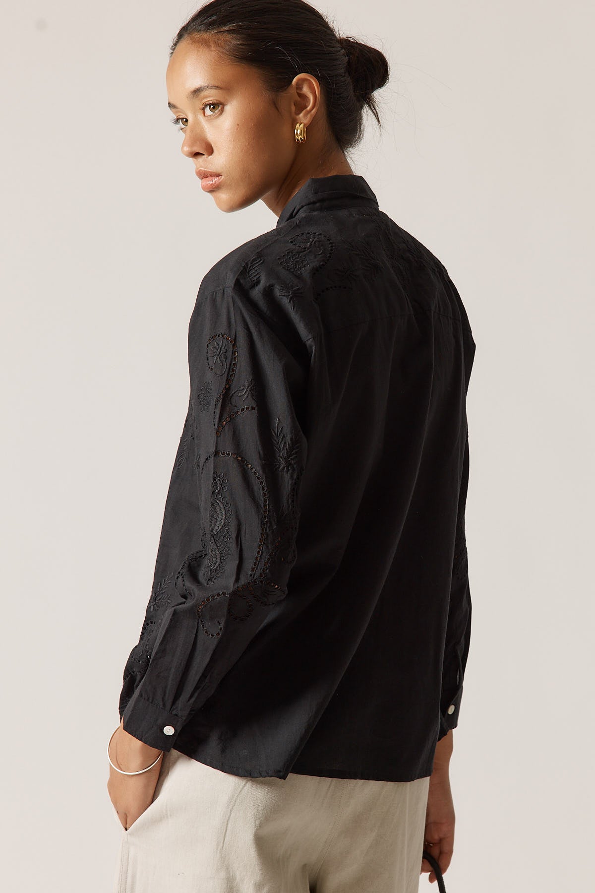 Rubyyaya Driftwood Shirt Black