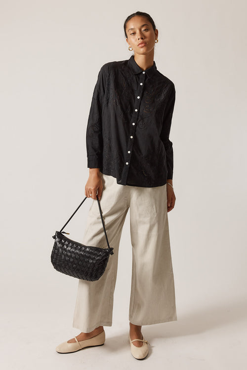 Rubyyaya Driftwood Shirt Black