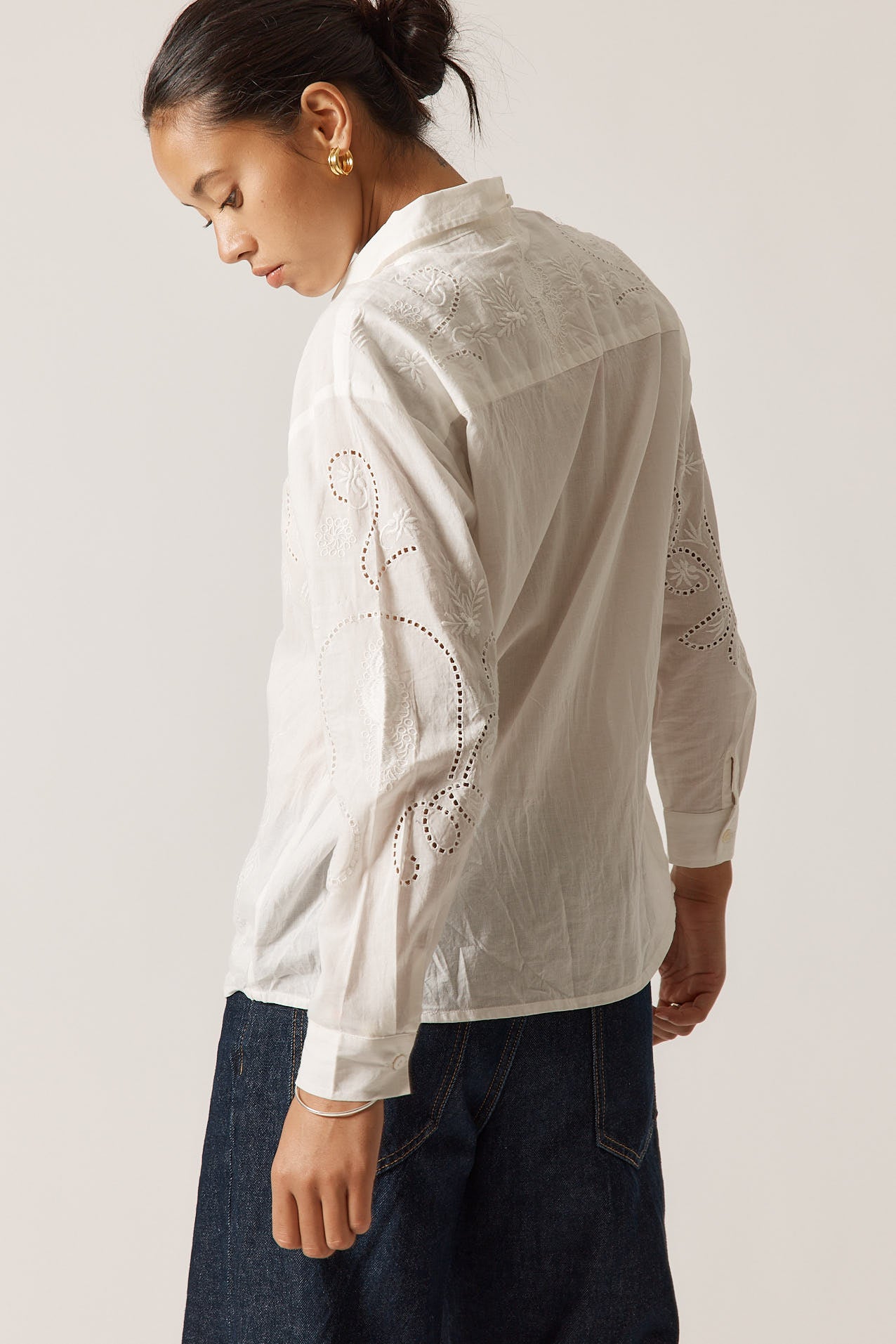 Rubyyaya Driftwood Shirt White