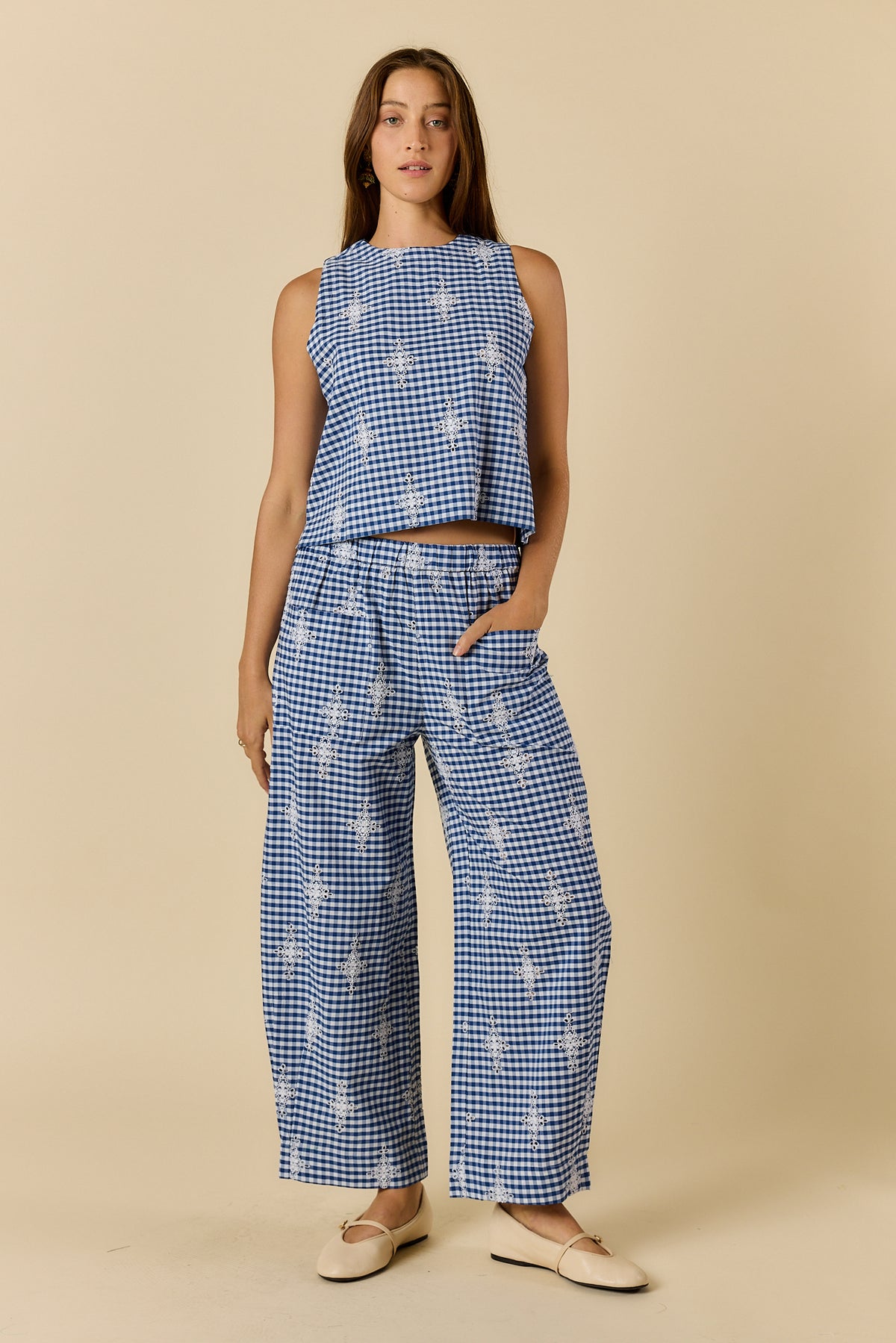Rubyyaya Ellie-Ray Tank Blue