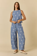 Rubyyaya Ellie-Ray Tank Blue